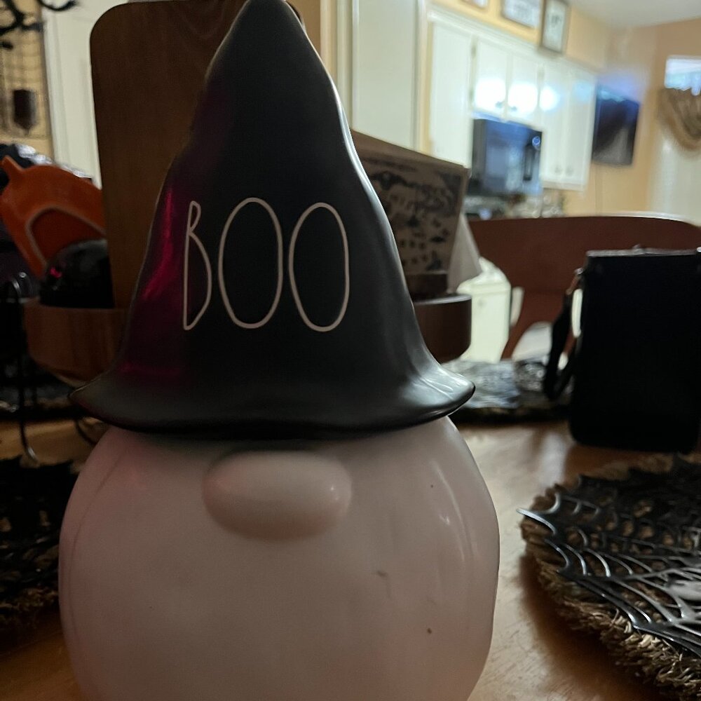 Rae Dunn Gnome BOO canister
